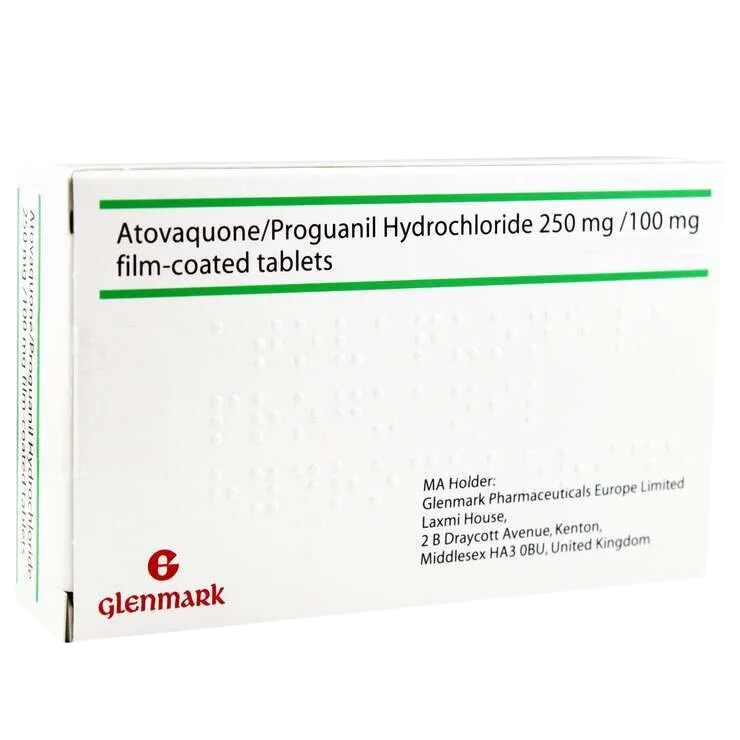 Atovaquone/Proguanil Hydrochloride 250mg/100mg tablets