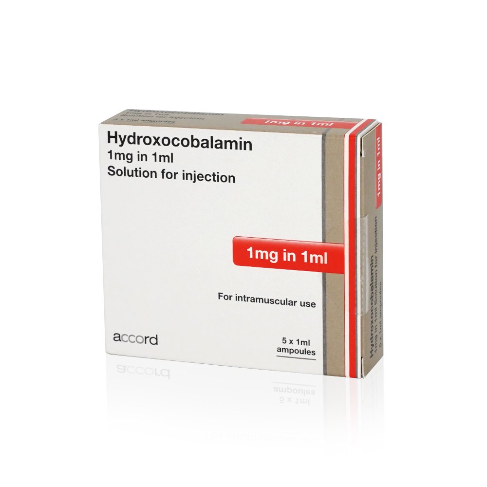 Hydroxocobalamin 1mg/ml B12 Injection